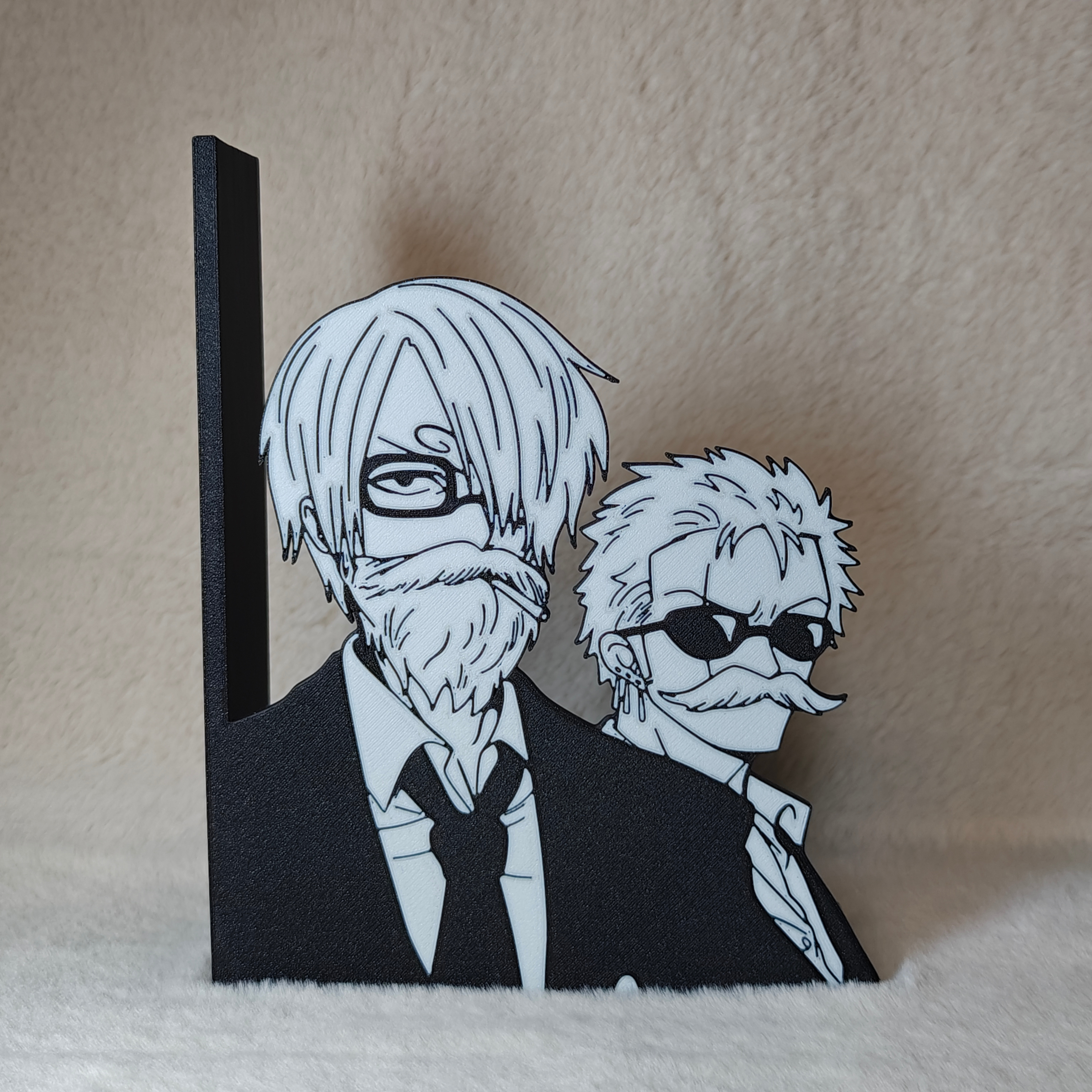 Sujetalibros de Zoro y Sanji – Figura Anime One Piece