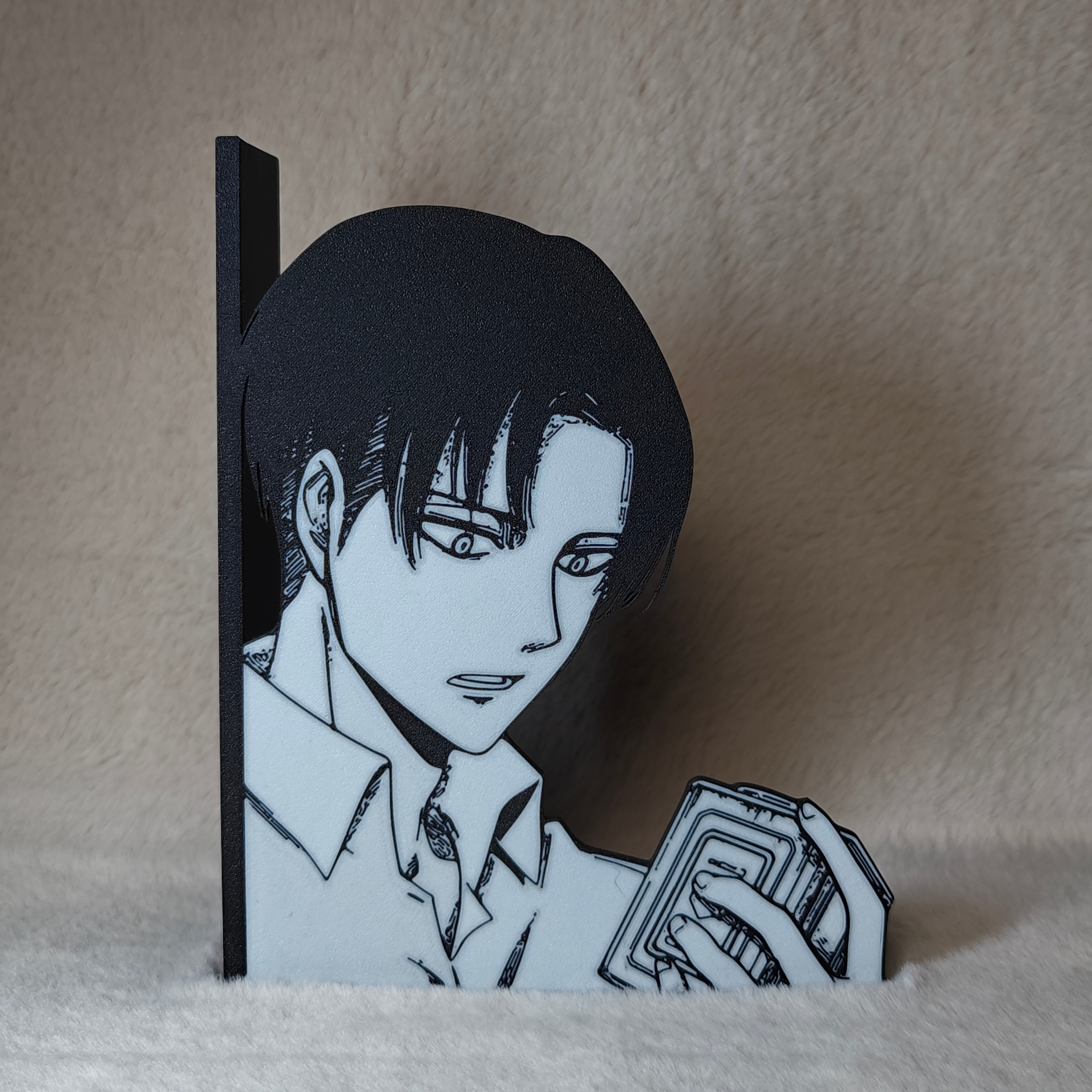 Sujetalibros de Levi Ackerman – Figura Anime Attack on Titan
