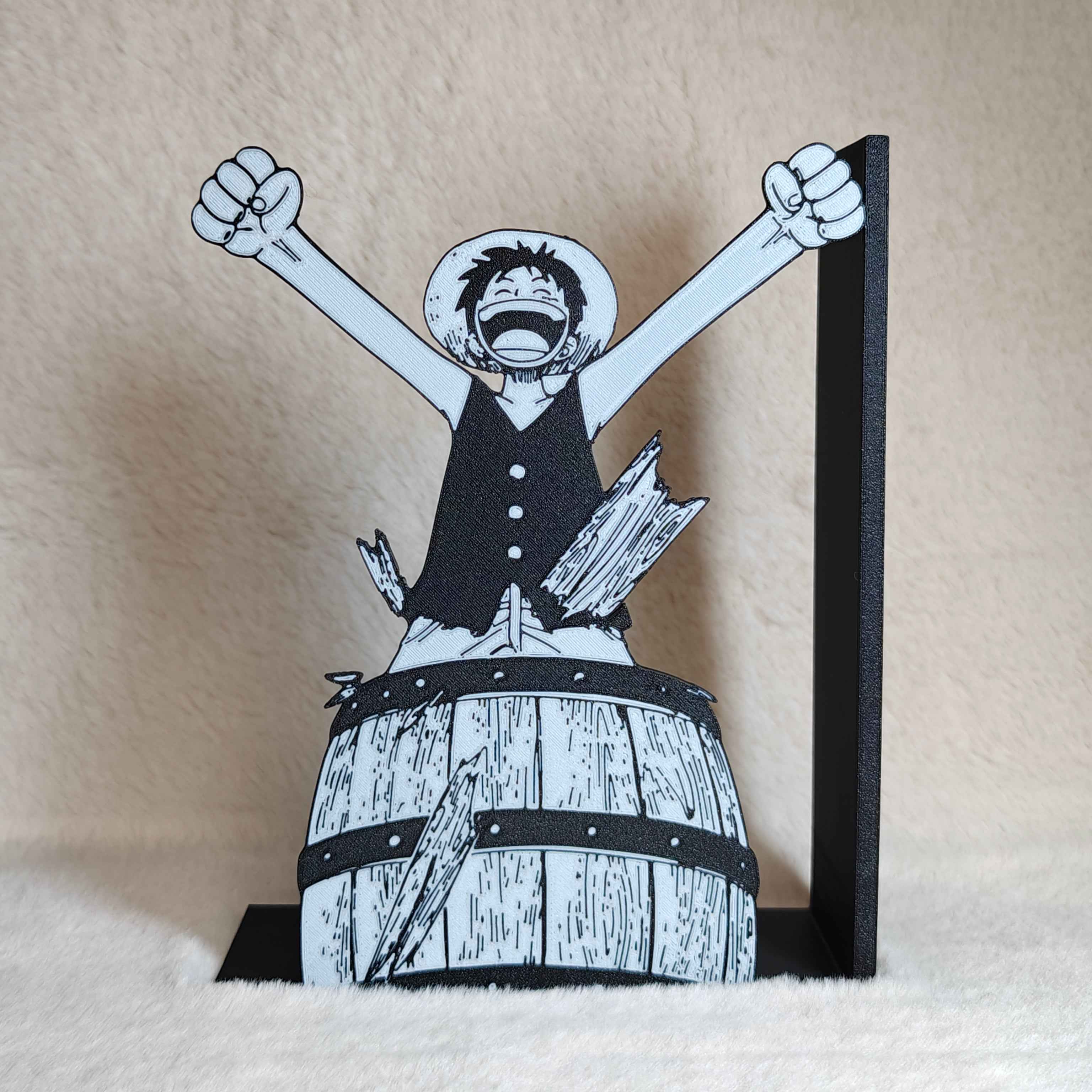 Sujetalibros de Luffy