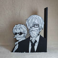 Sujetalibros de Zoro y Sanji