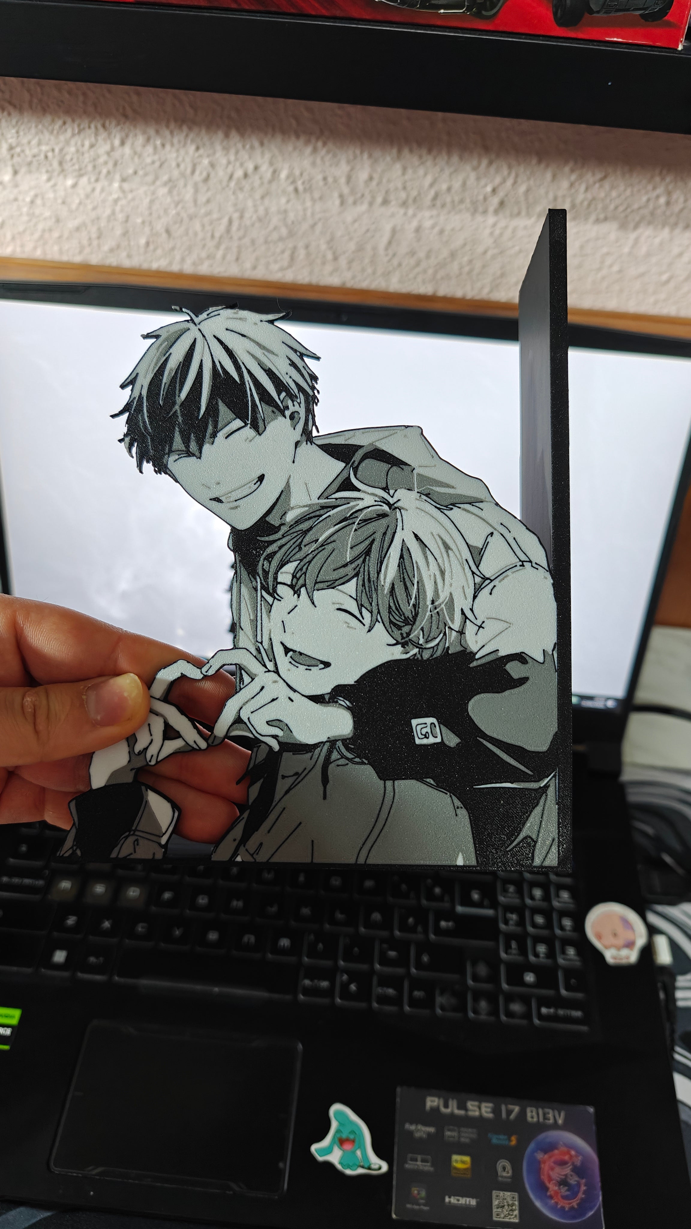 Sujetalibros de Mafuyu y Ritsuka – Figura Anime Given