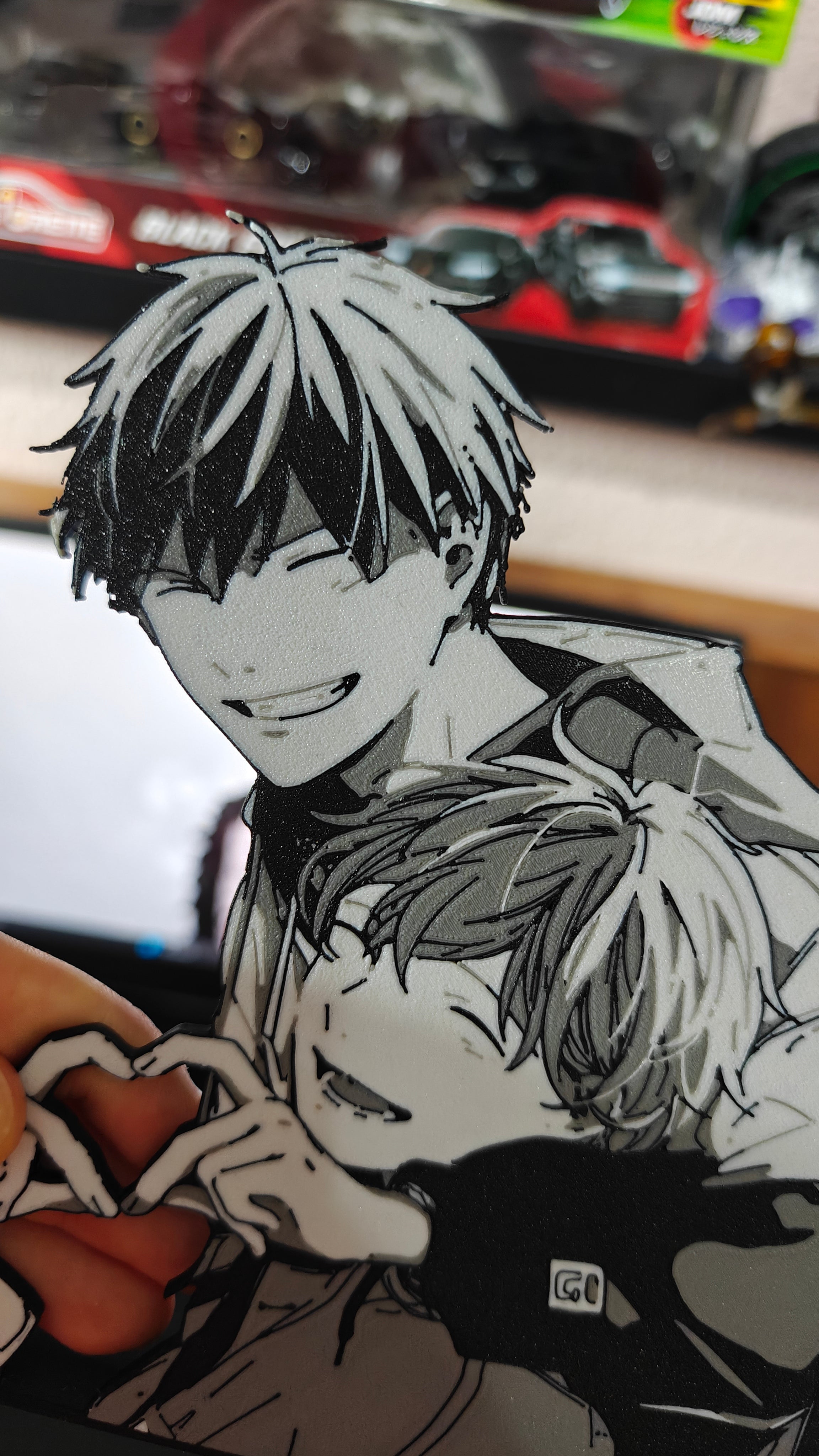 Sujetalibros de Mafuyu y Ritsuka – Figura Anime Given