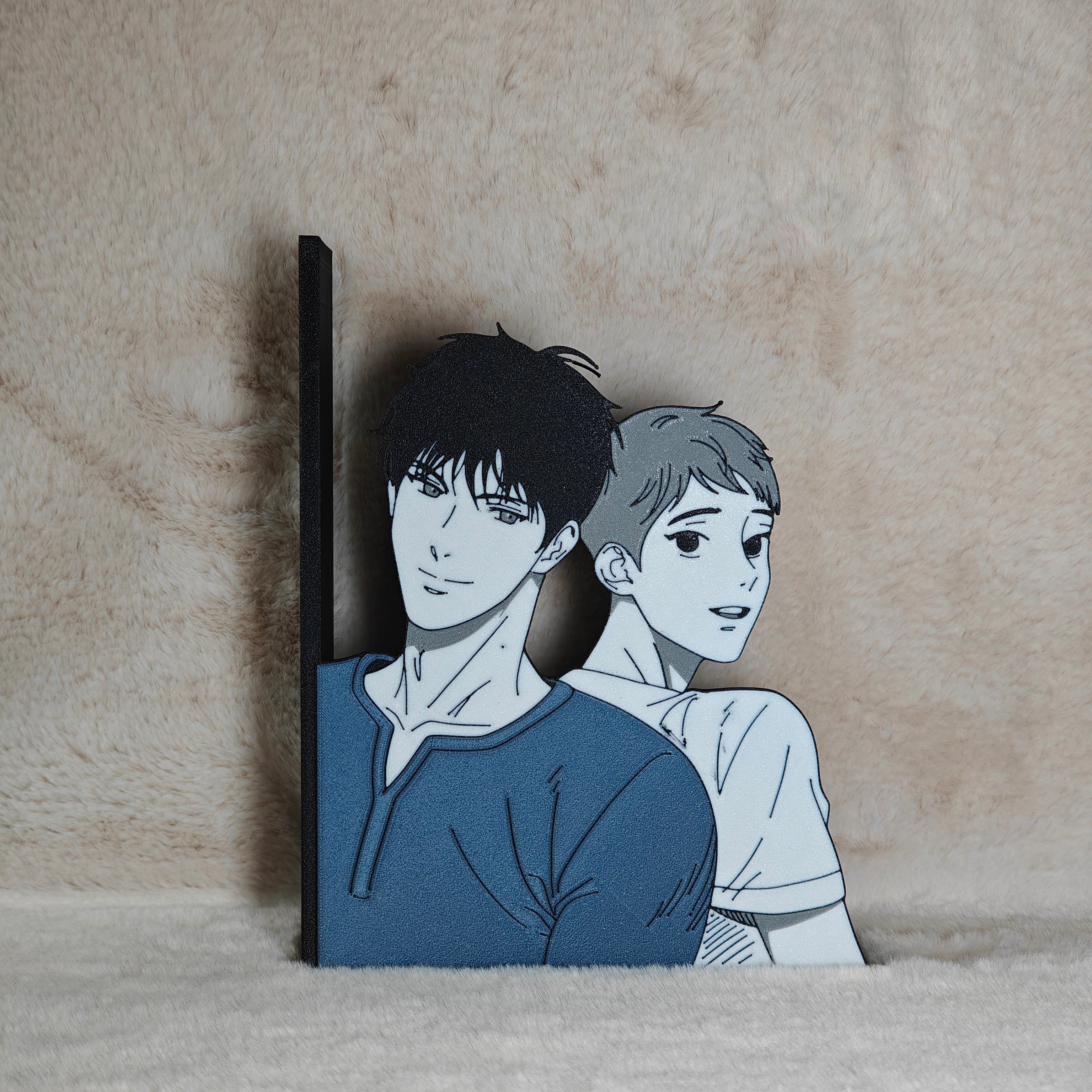Sujetalibros de Jiwon y Dong-Gyun – Figura Anime Bj Alex
