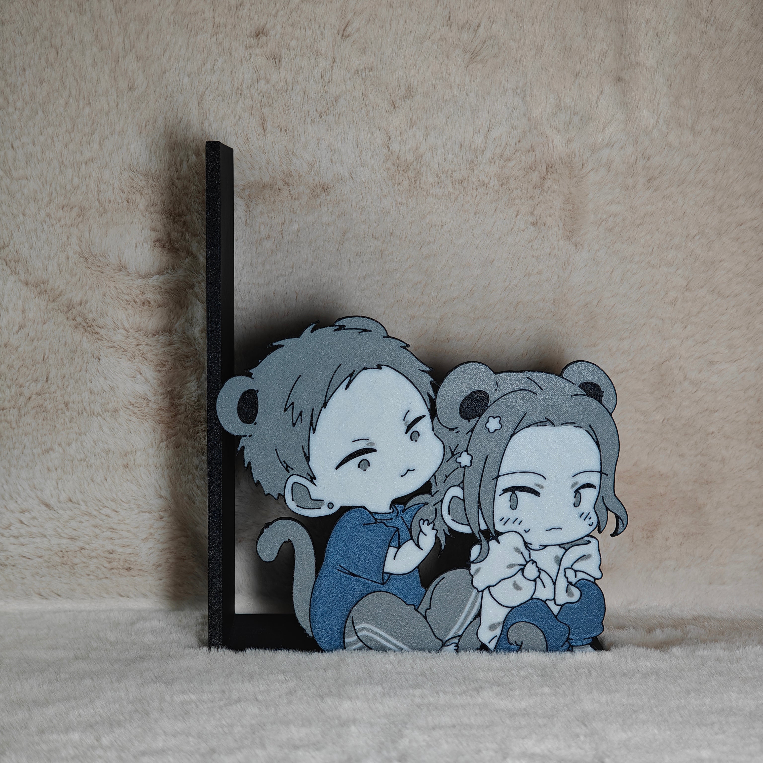 Sujetalibros Chibi Akihiko y Haruki / Given