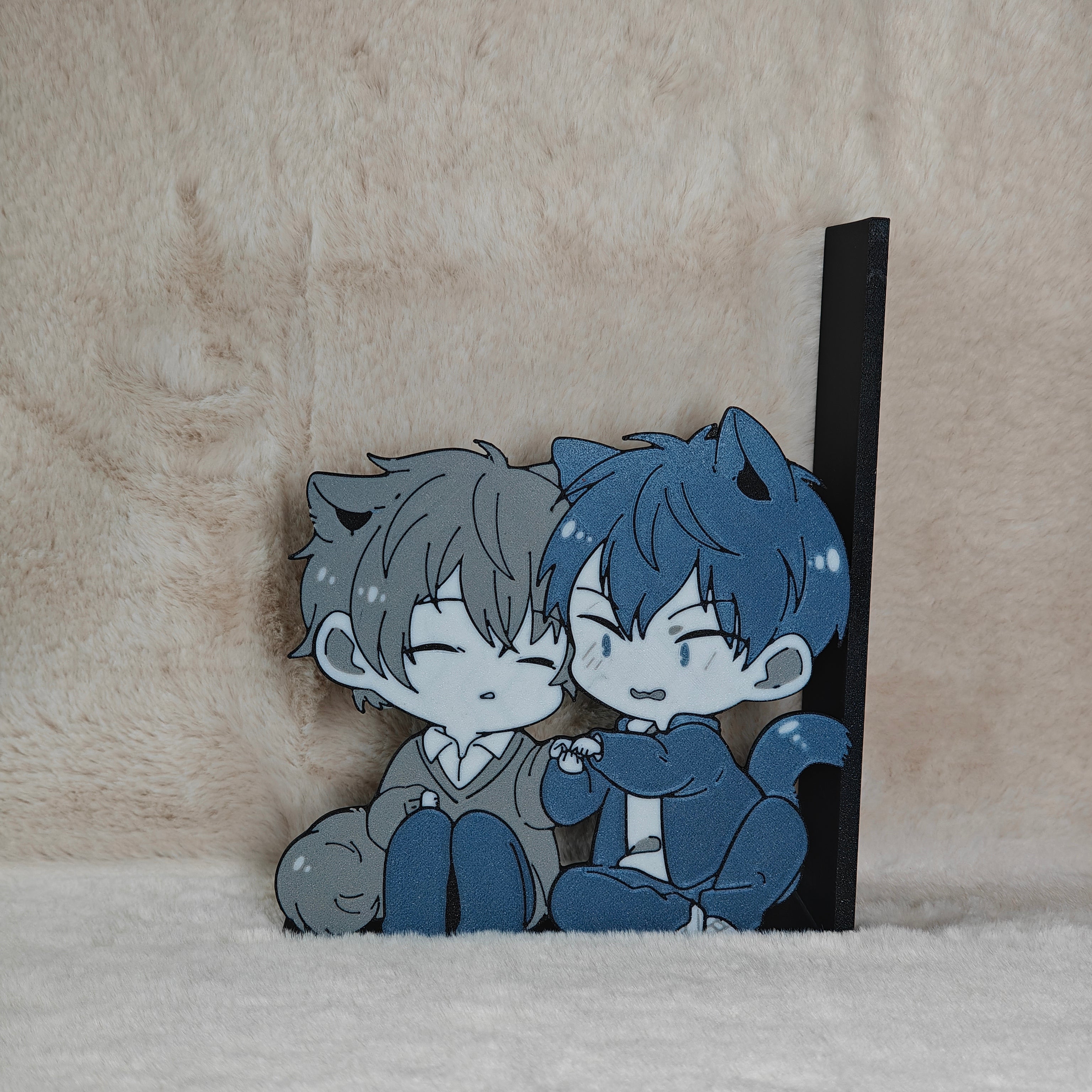 Sujetalibros Chibi Mafuyu y Uenoyama / Given