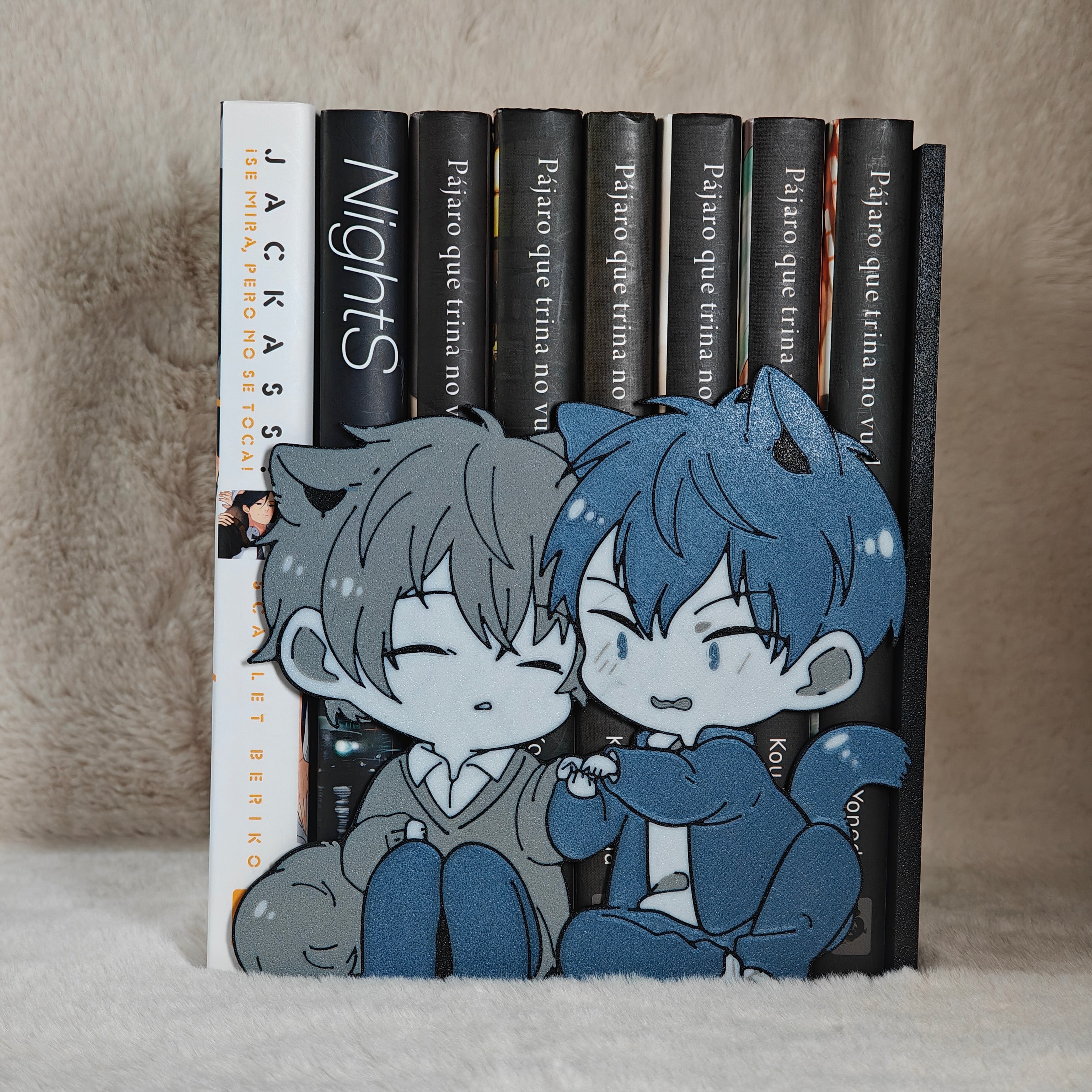 Sujetalibros Chibi Mafuyu y Uenoyama / Given