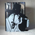 Sujetalibros Baek Nakyum y Yoon Seungho Beso / Pintor nocturno