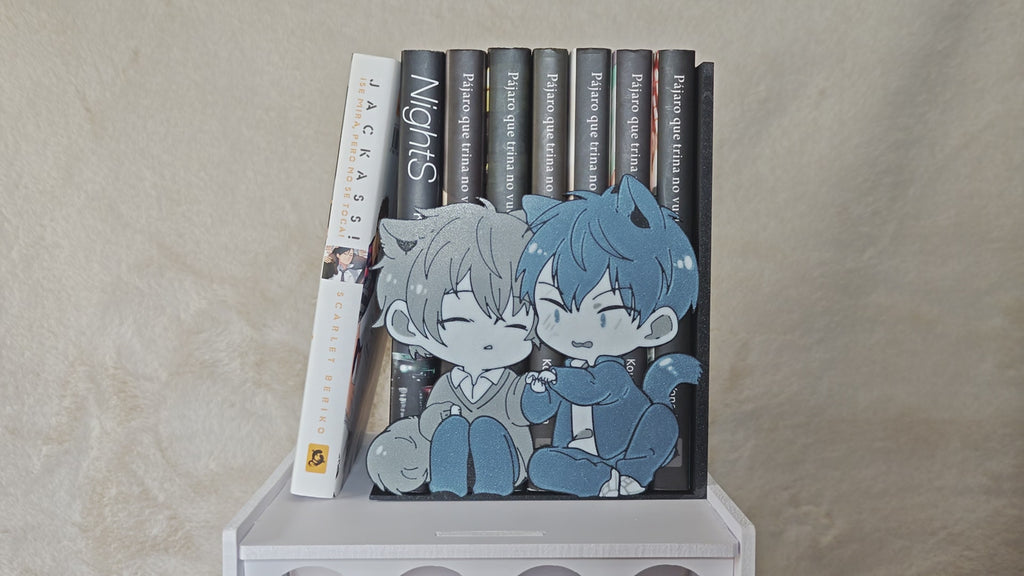 Sujetalibros Chibi Mafuyu y Uenoyama / Given