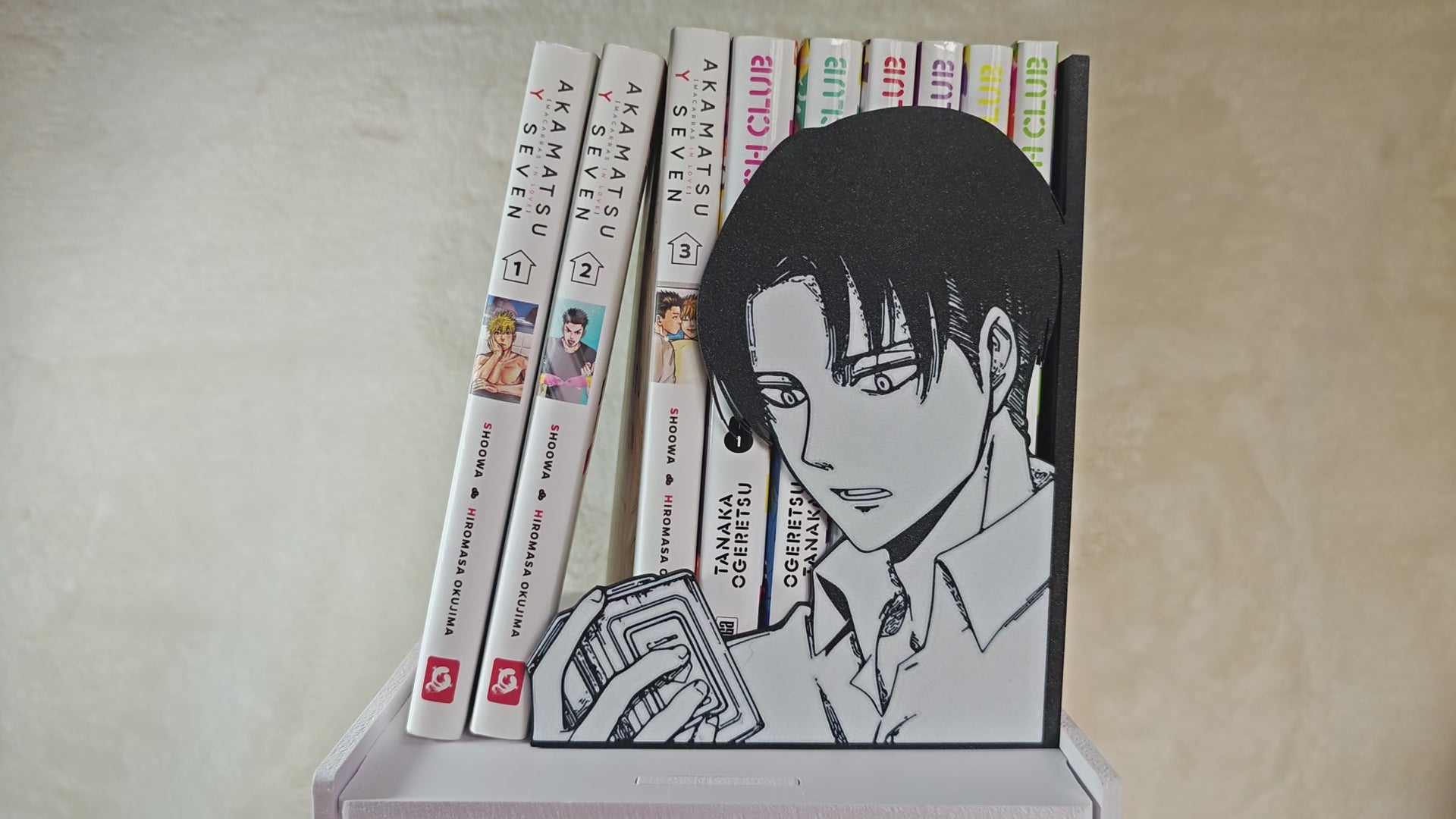 Sujetalibros de Levi Ackerman – Figura Anime Attack on Titan