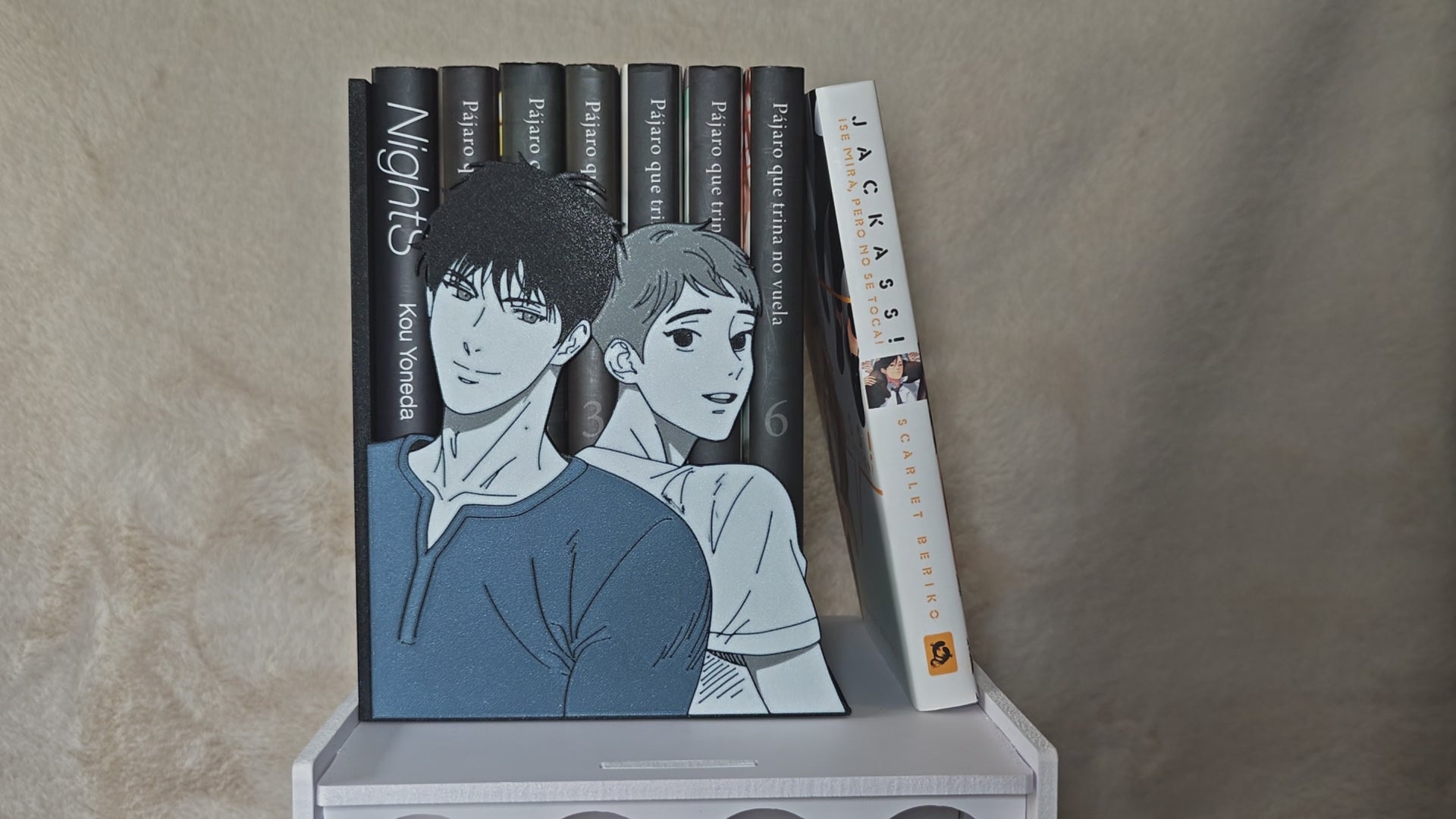 Sujetalibros de Jiwon y Dong-Gyun – Figura Anime Bj Alex