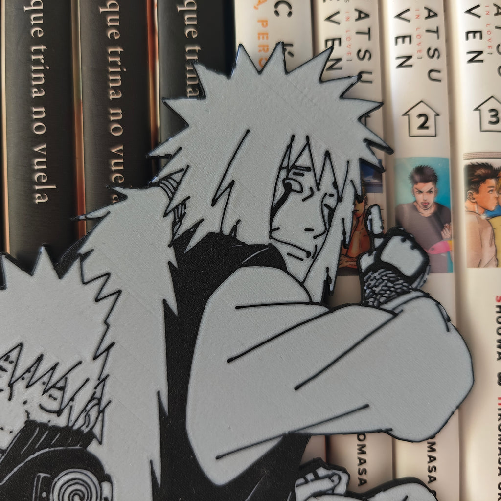 Sujetalibros Naruto y Jiraiya / Naruto